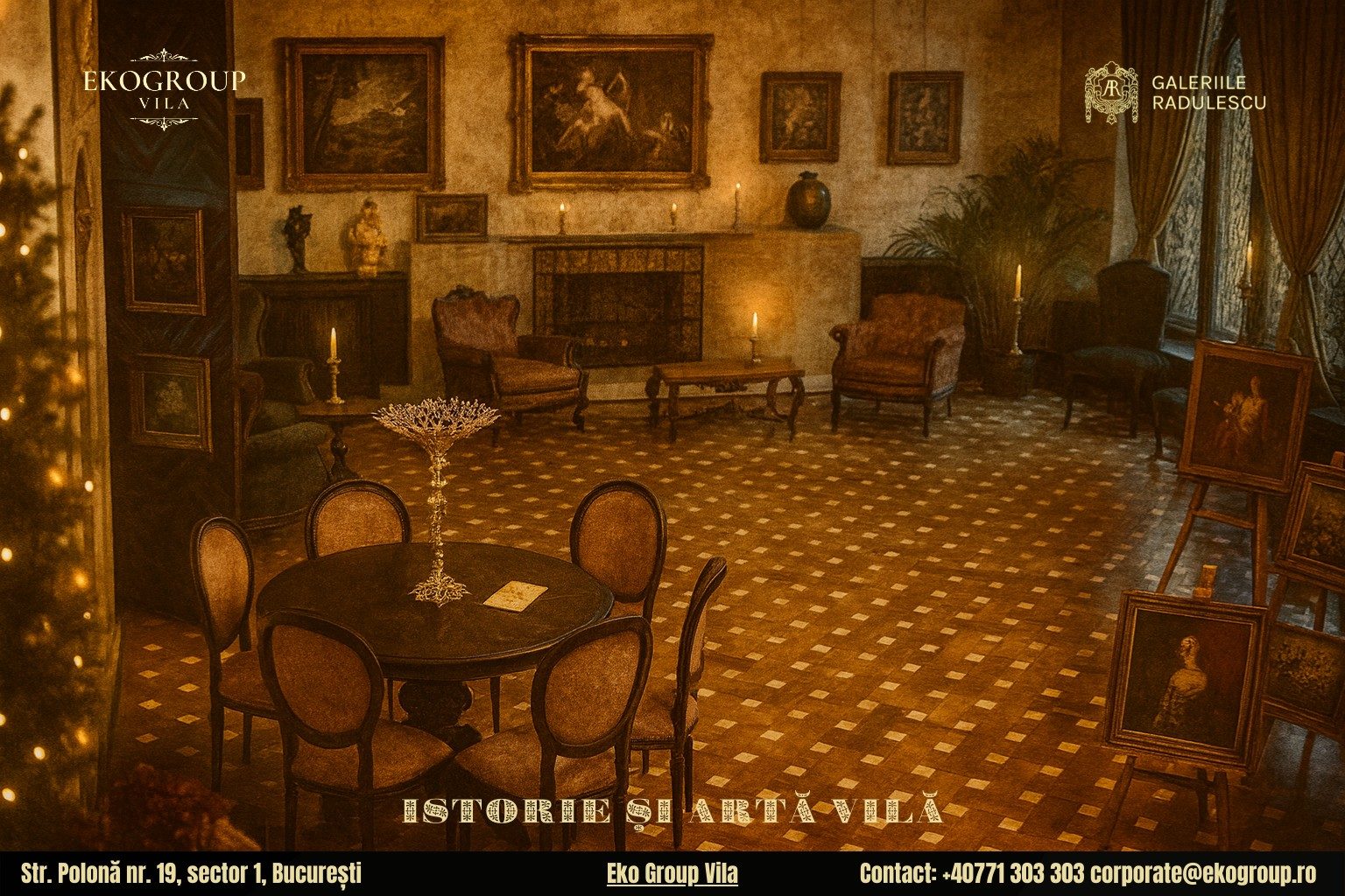 Povestea Crăciunului în anii ’30: o călătorie artistică și istorică la Eko Group Vila 7 Povestea Crăciunului în anii ’30: o călătorie artistică și istorică la Eko Group Vila